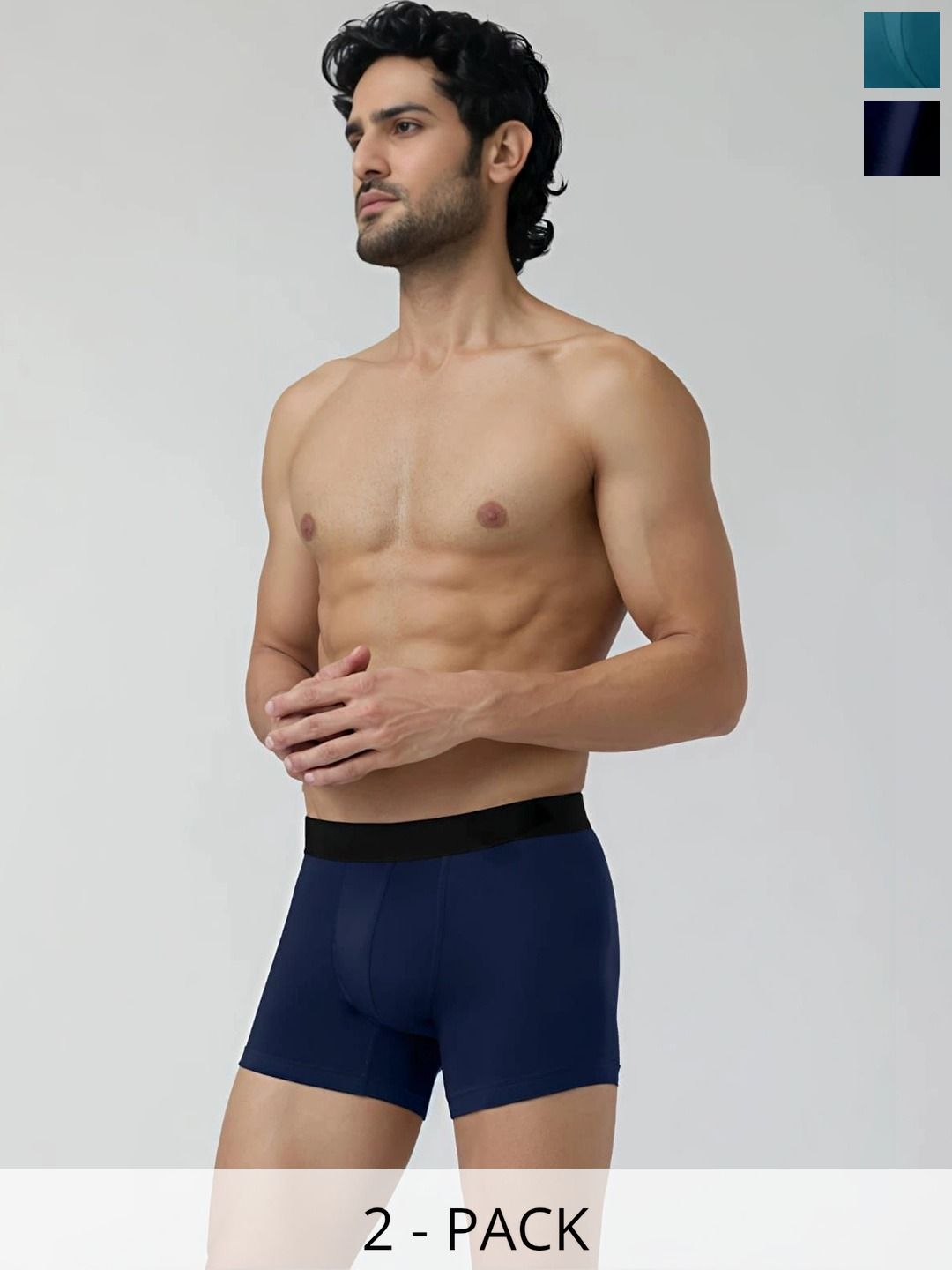 JISHVA Pack of 2 Solid Trunks-picture-23