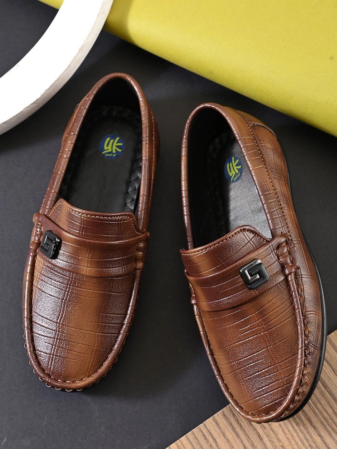 YK Boys Textured Driving Shoes-picture-50