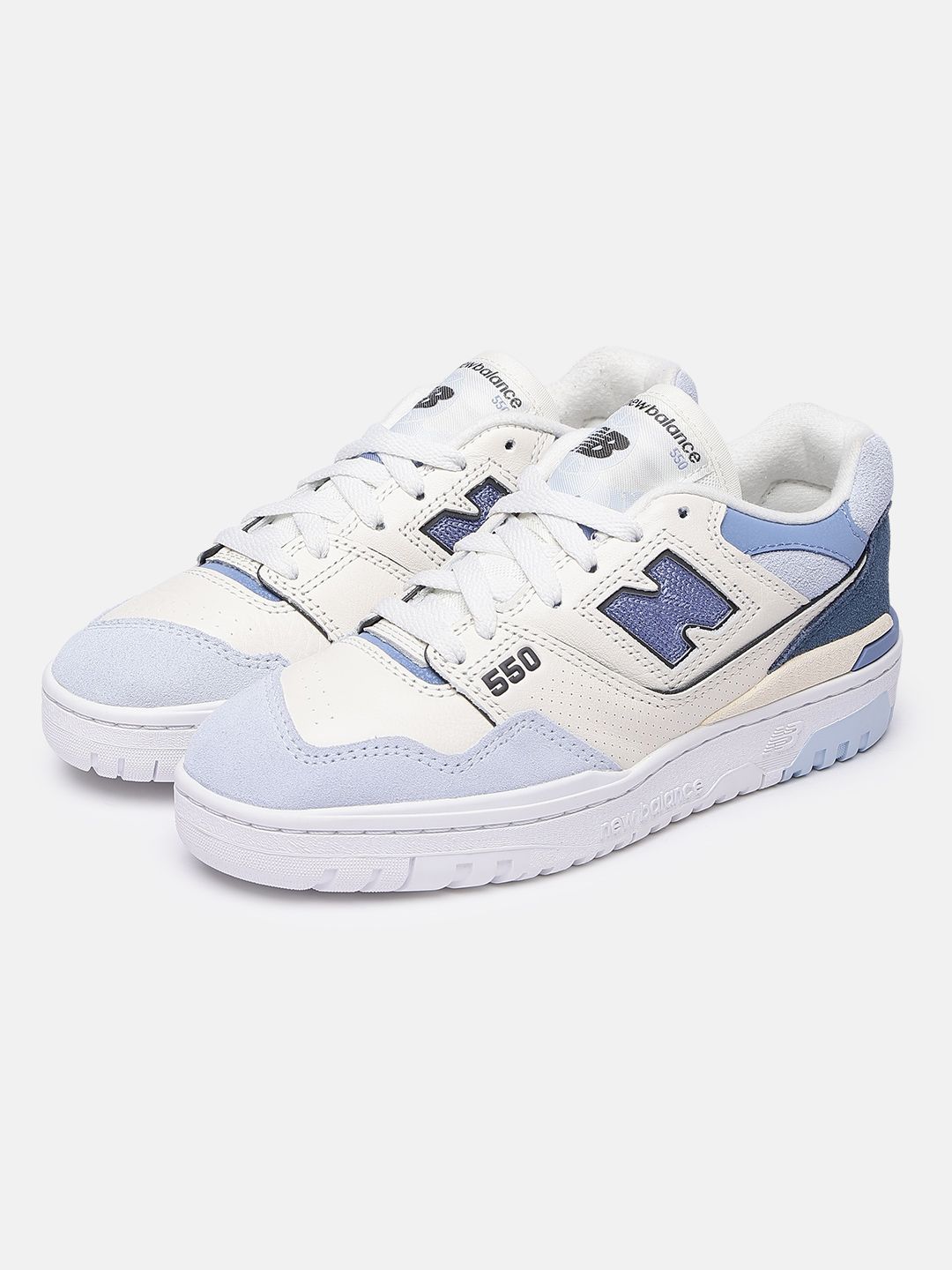 New Balance Women BB550 Colourblocked Leather Sneakers-image-35