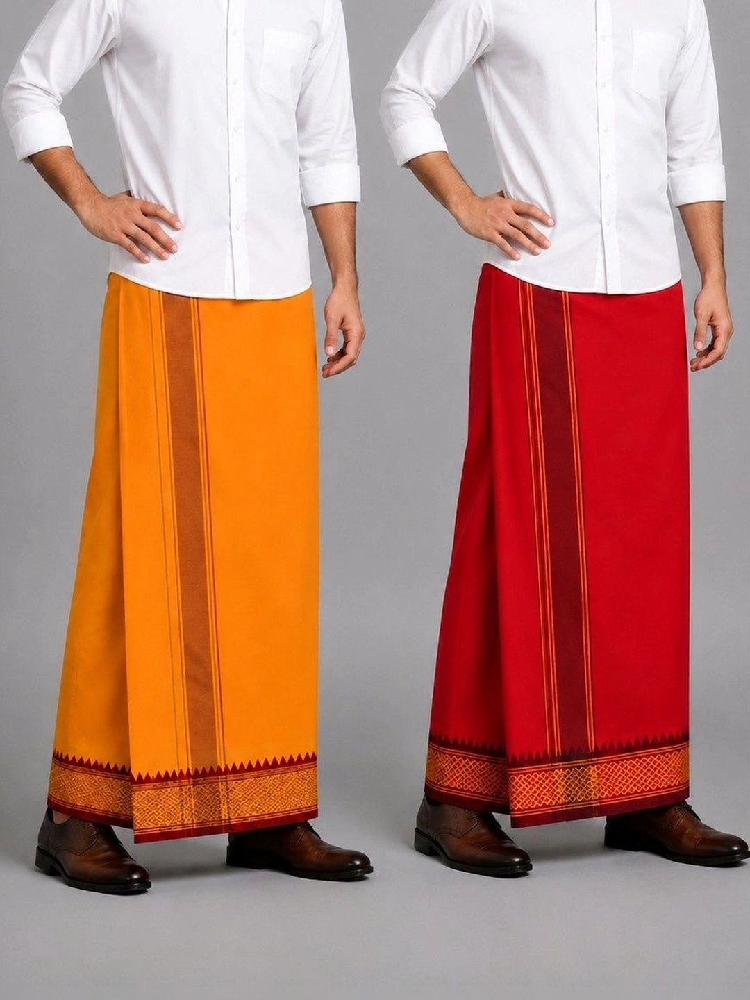 Sharan Elegance Men Printed Cotton Dhoti Dhotis-picture-28