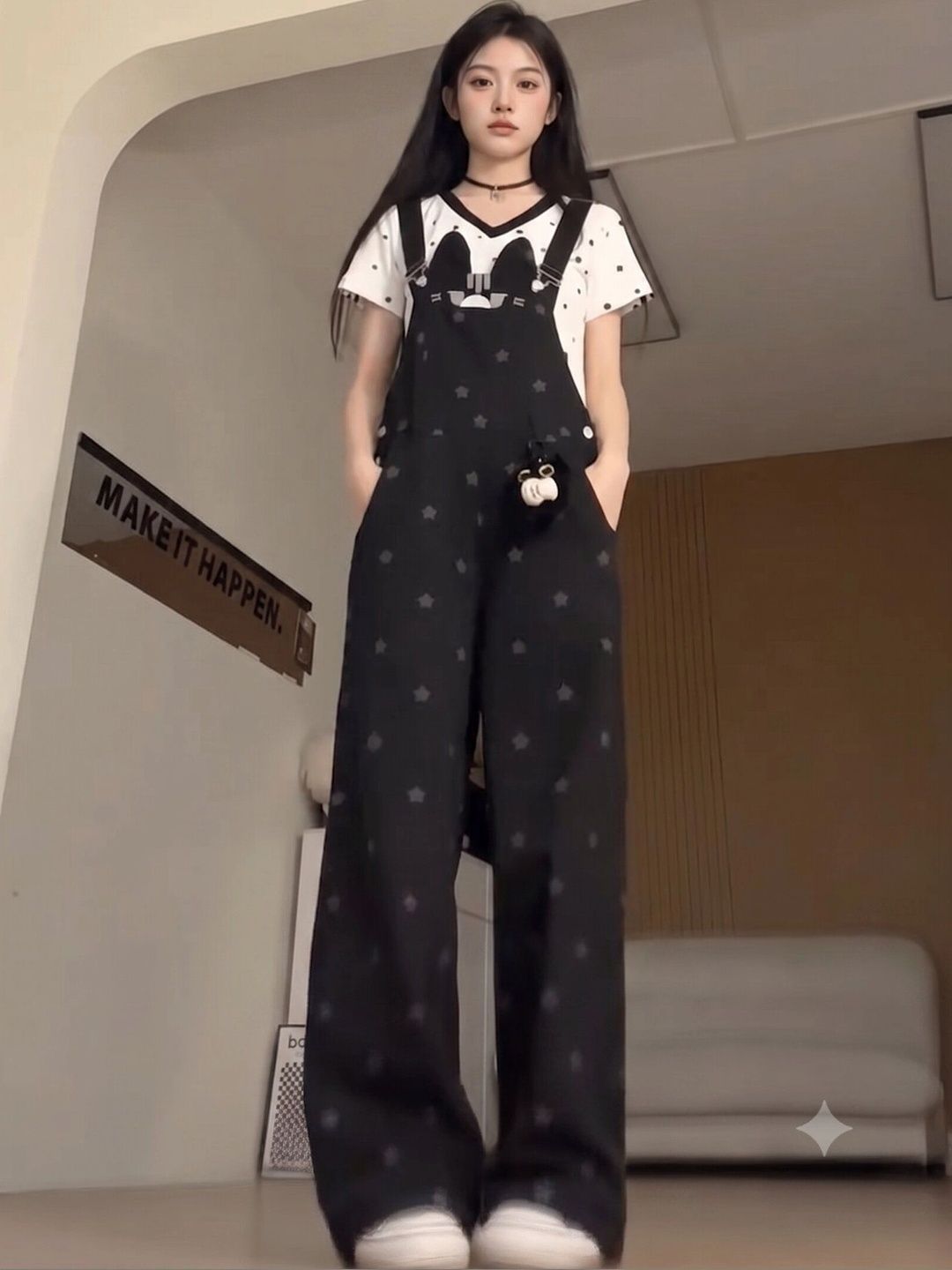 Suo Printed Basic Jumpsuit-picture-33