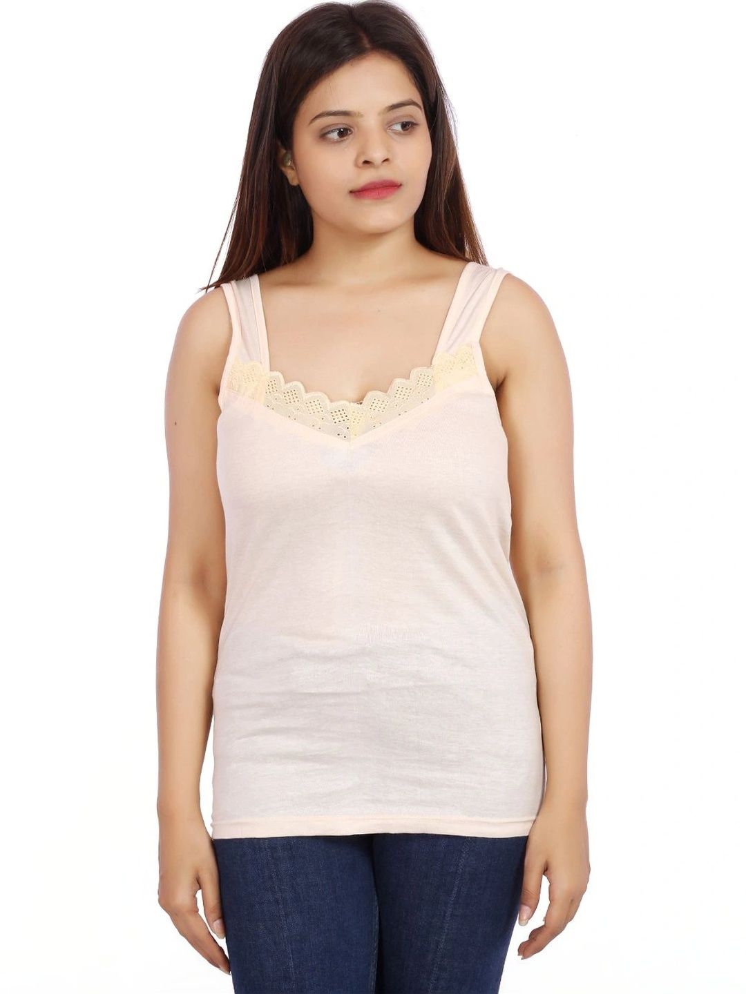 WOMIE Cotton Non Padded Camisoles-picture-49