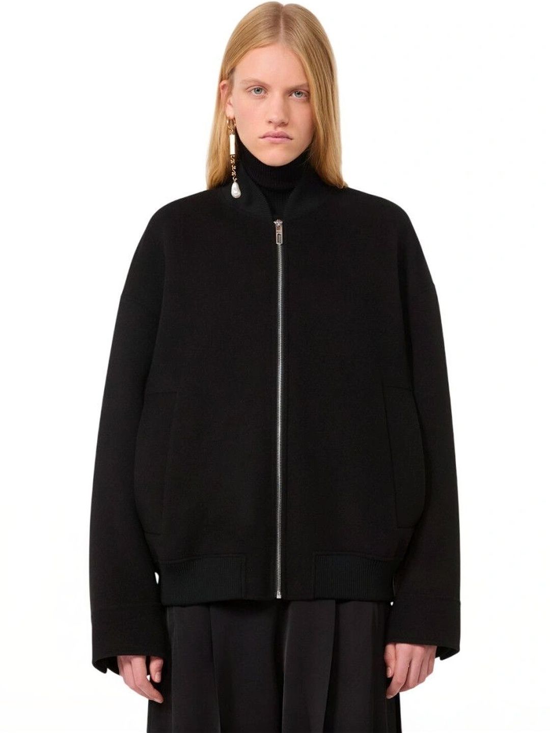 Sportmax Women Woollen Bomber Jacket-picture-28