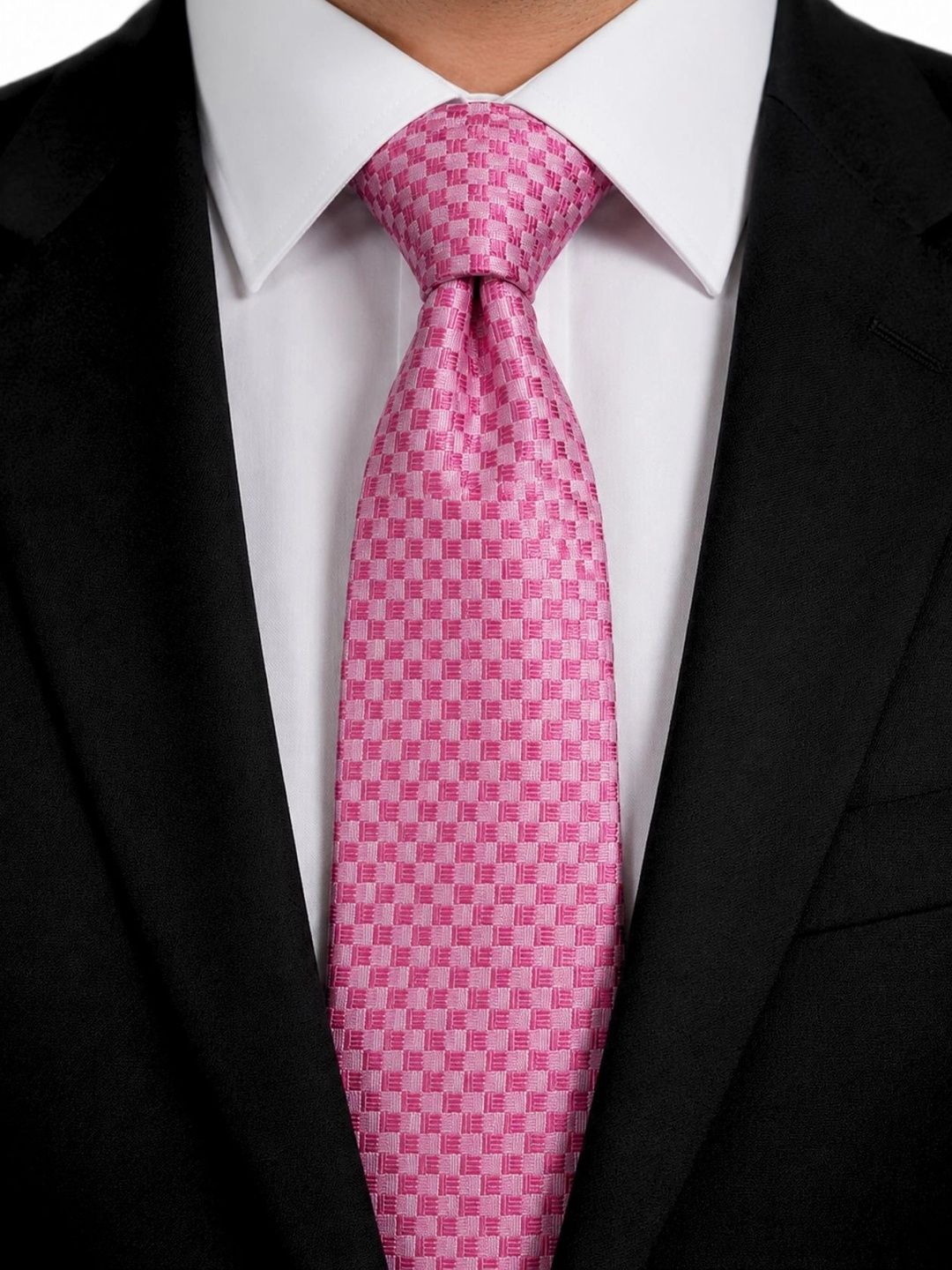 Tie Benon Men Checked Broad Tie-picture-19