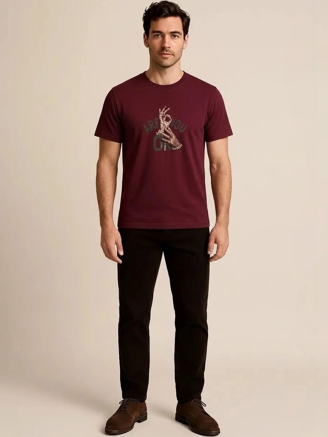 HERE&NOW Men Printed T-shirt-picture-27