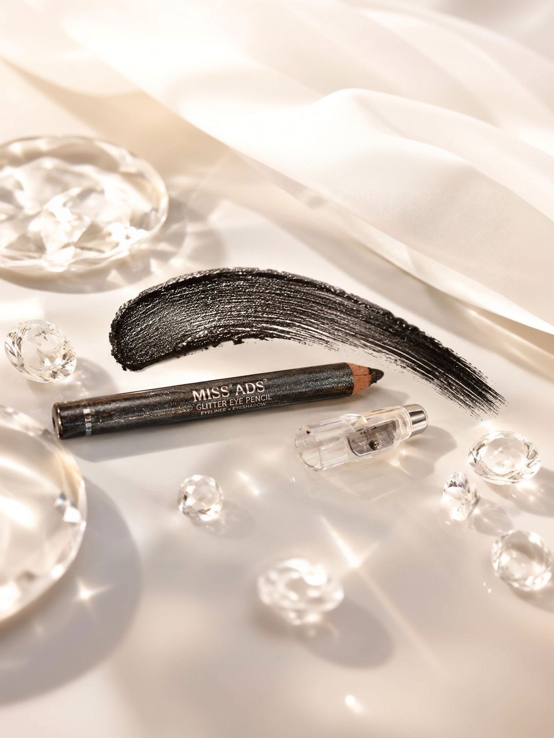 MISS ADS Long Lasting Black Glitter Eye Pencil-picture-32