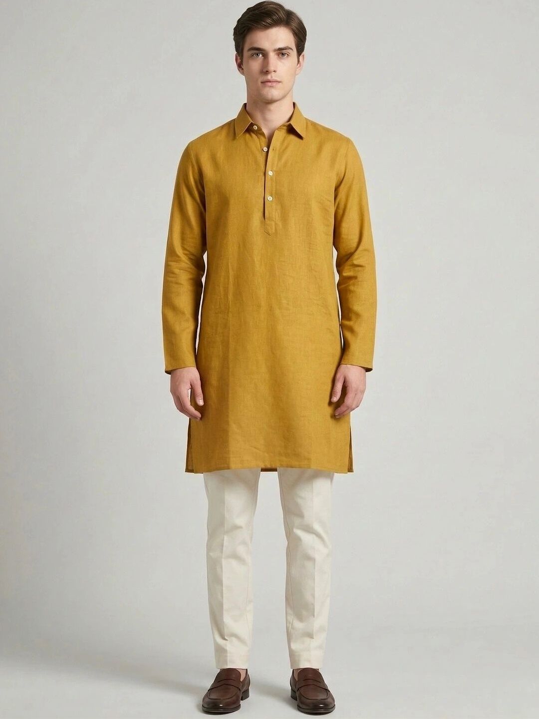 Saffron Threads Men Kurta-picture-40