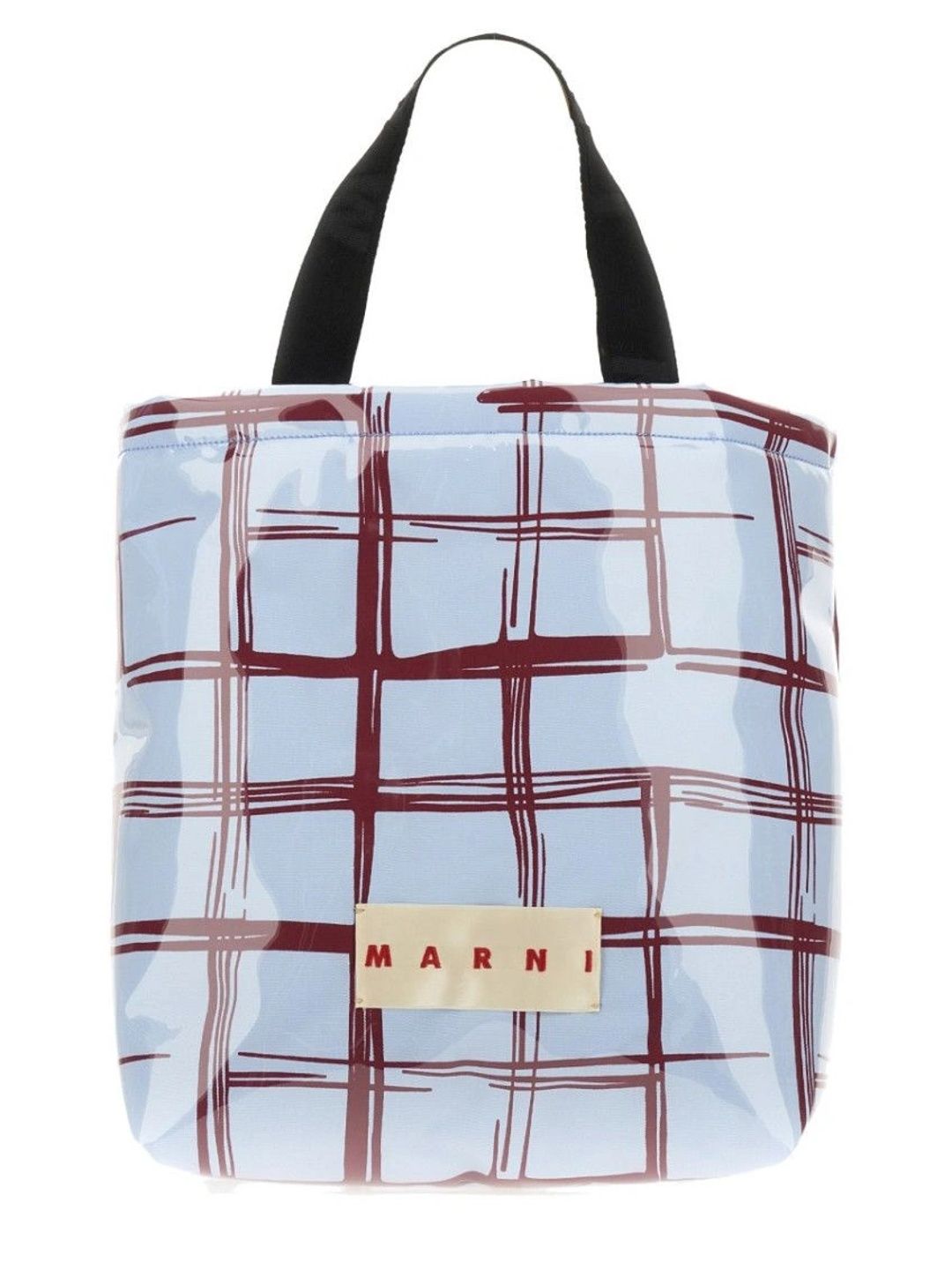Marni Checked PU Tote Bag-picture-49