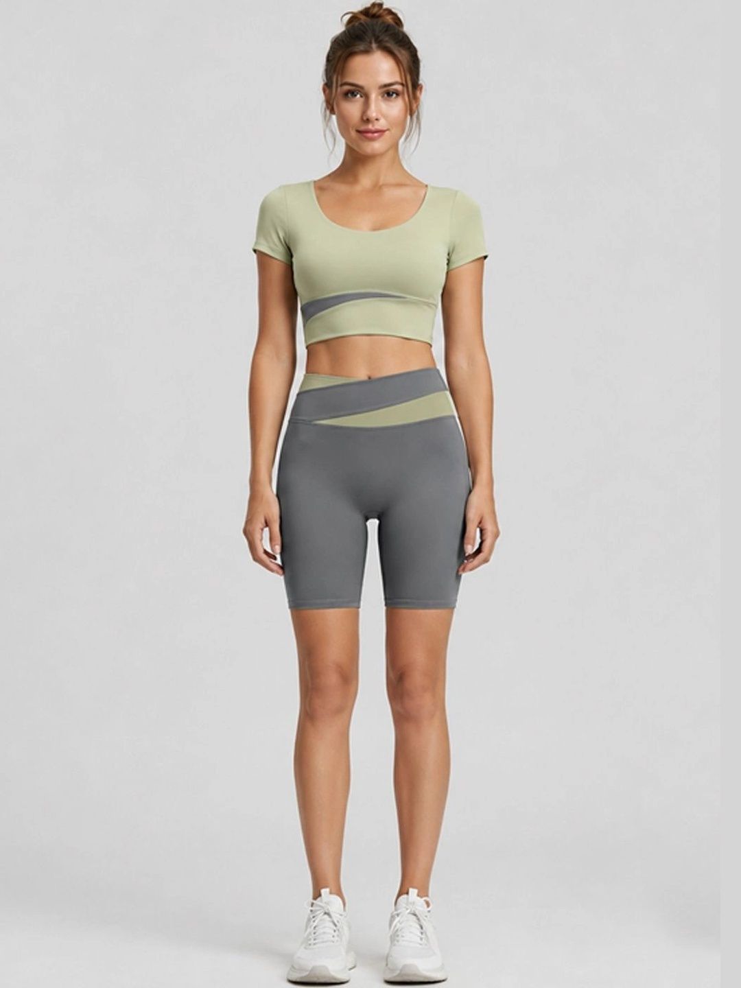 StyleCast Flex Solid T-shirt with Shorts-picture-46