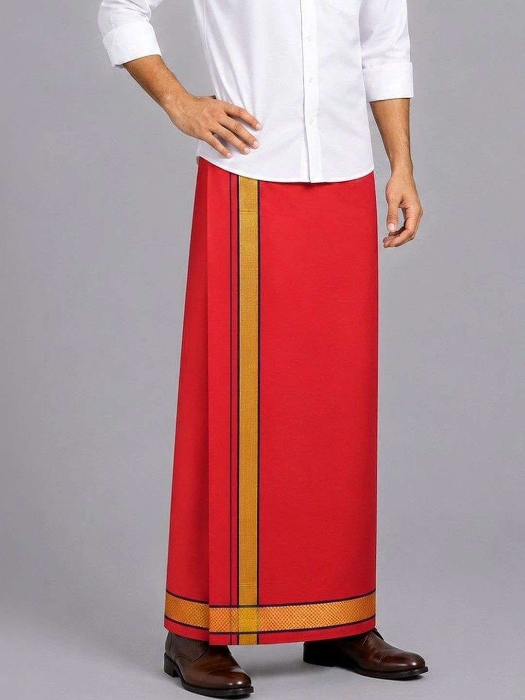 Sharan Elegance Men Cotton Dhoti Dhotis-picture-18
