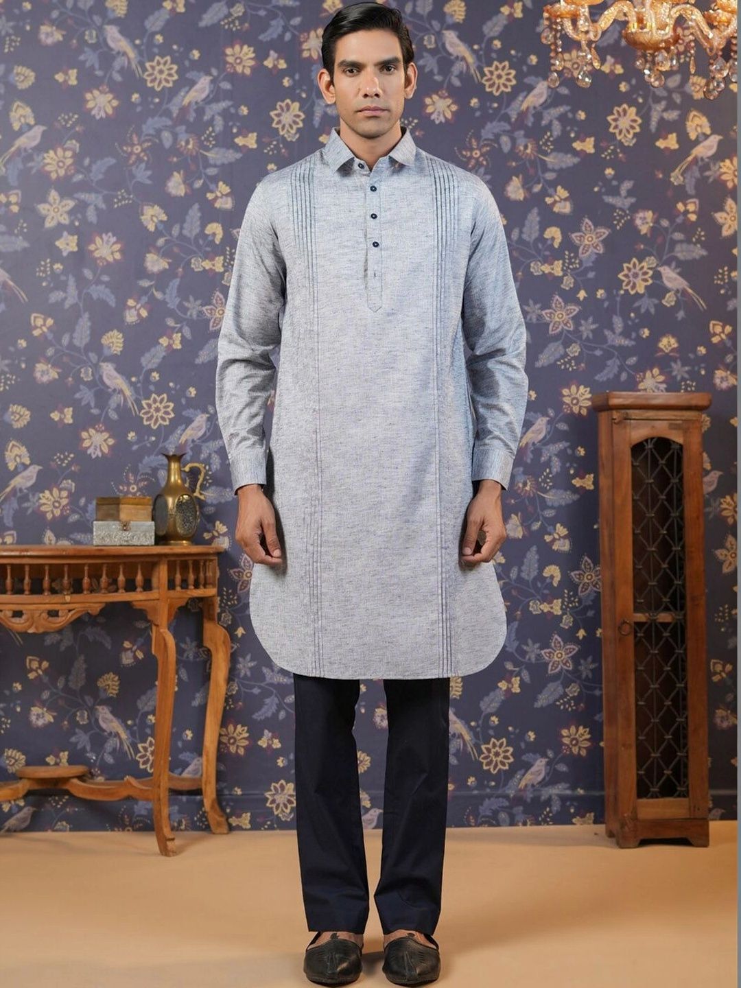 House of Pataudi Men Kurta-picture-39