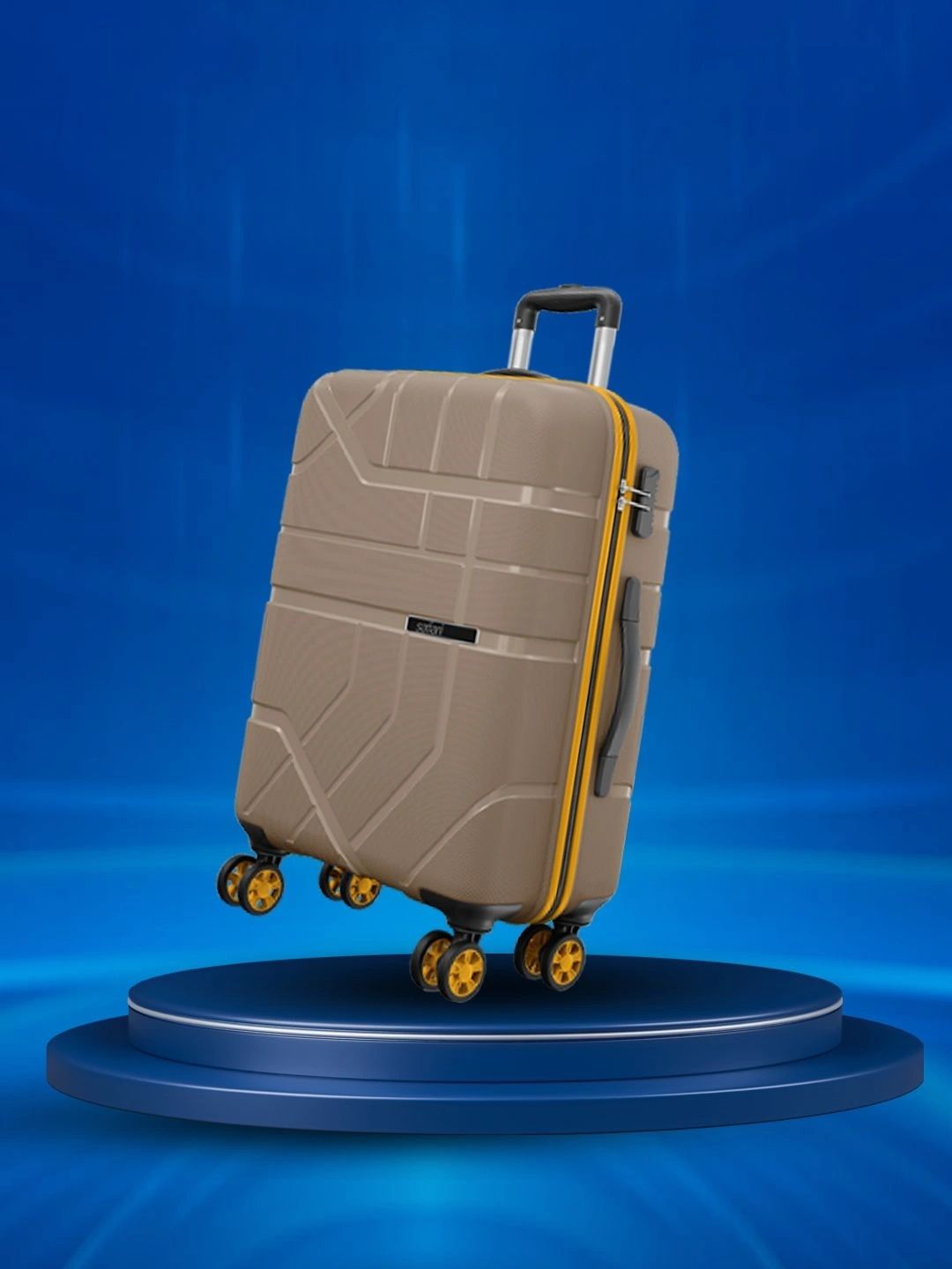 Safari Broadway Textured 360-Degree Rotation Trolley Suitcase-picture-43