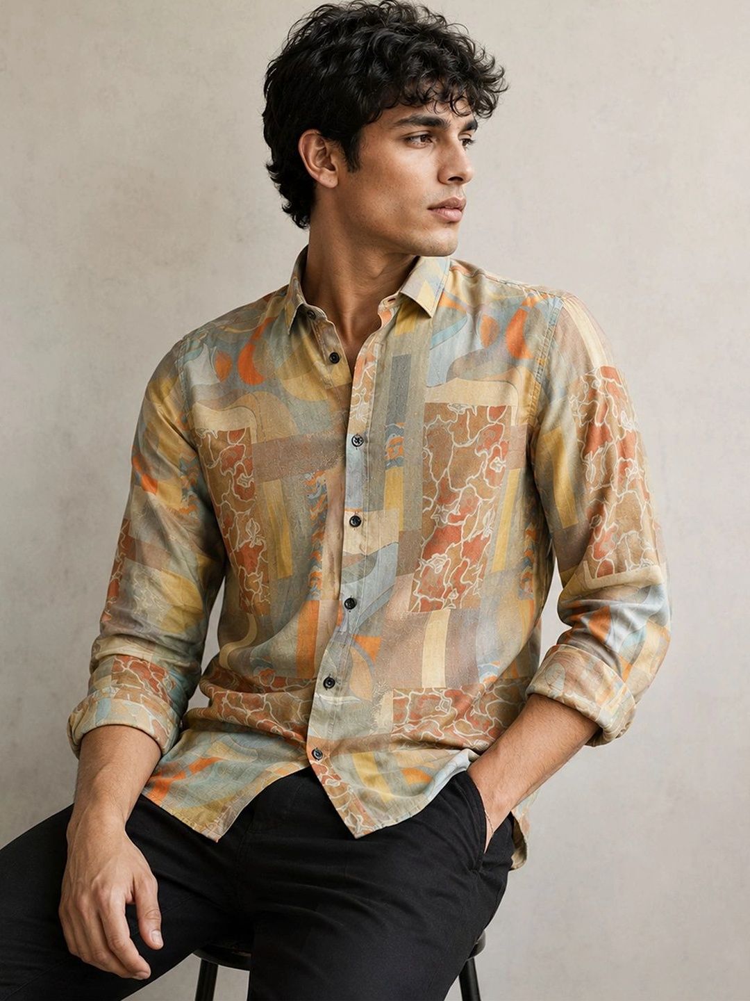 CAHOOT Men Standard Printed Casual Shirt-picture-51