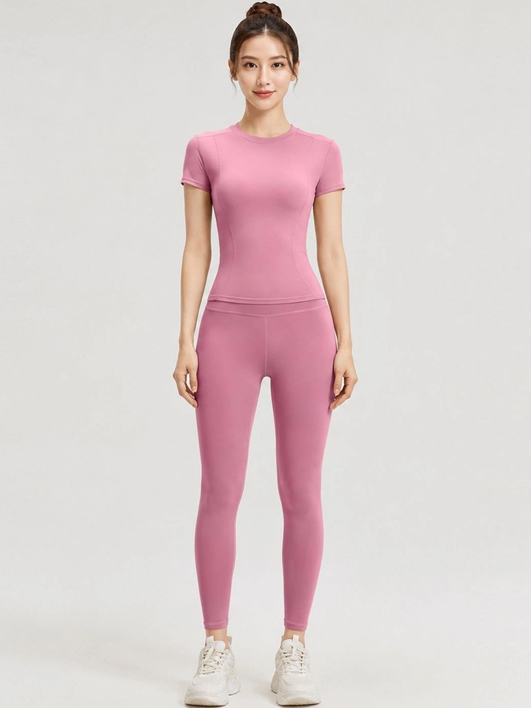 StyleCast Flex Solid T-shirt with Leggings-picture-12