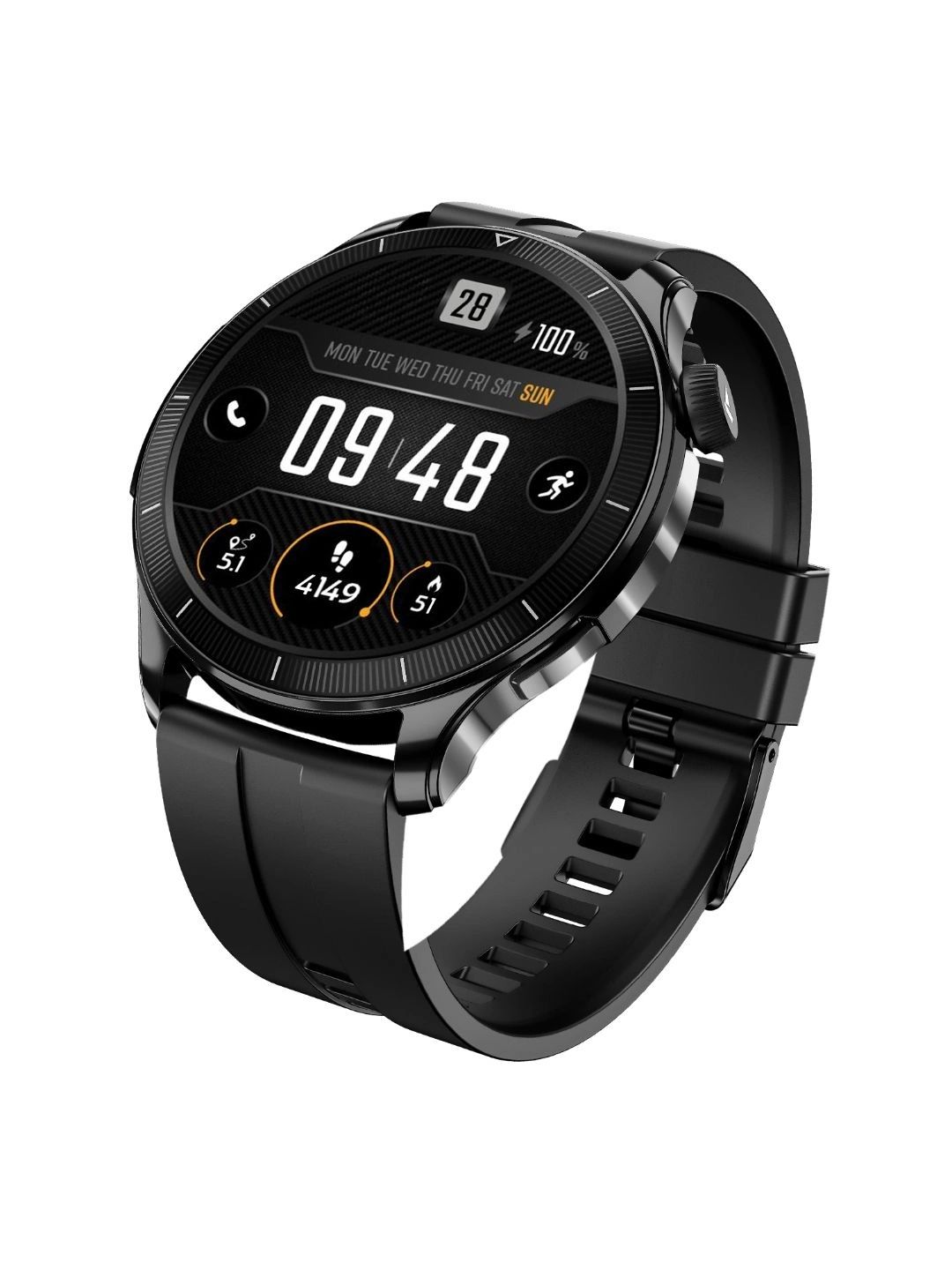 boAt Unisex Chrome Eon Digital Smartwatch - Active Black-picture-35