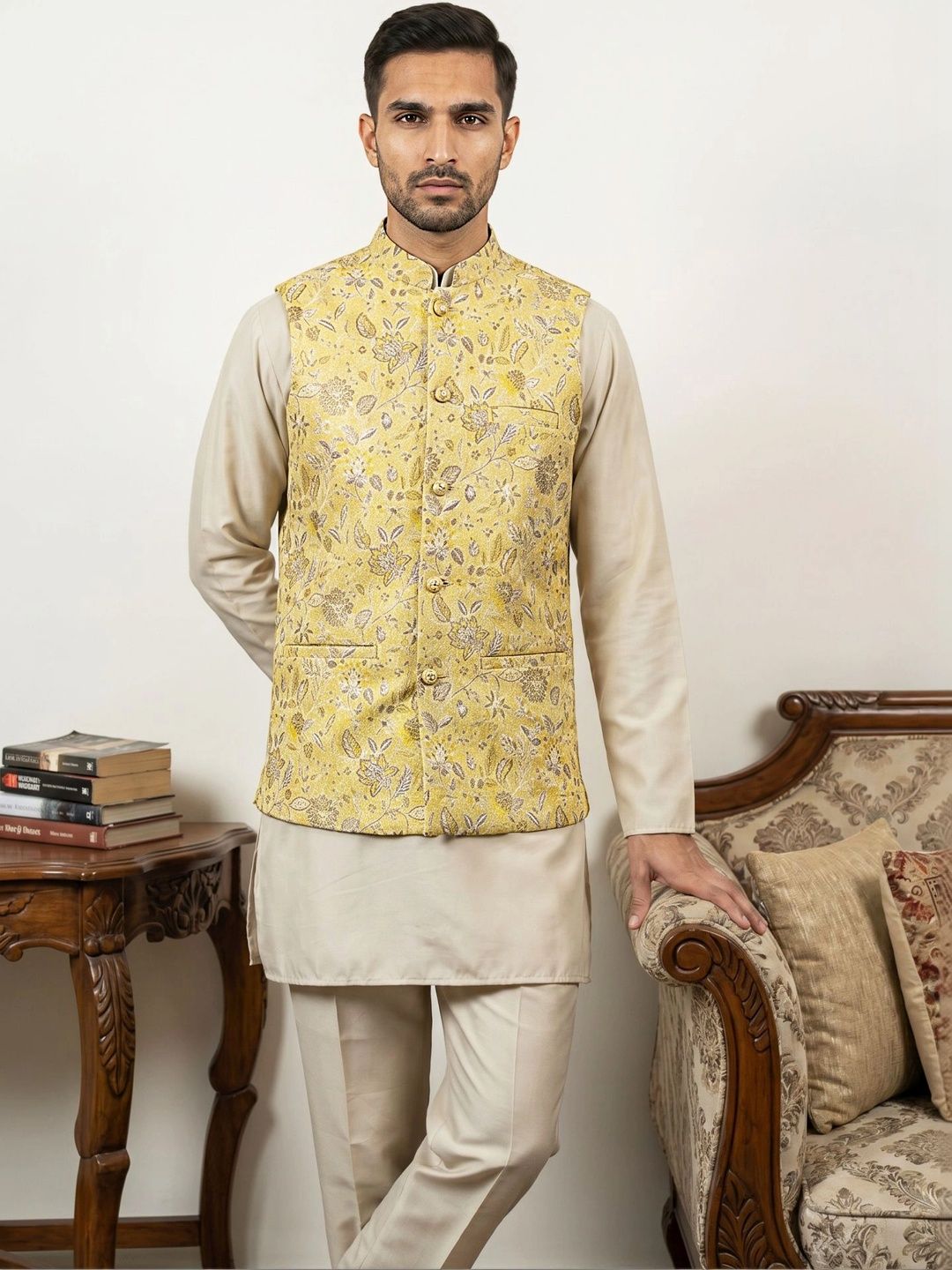 Jompers Men Regular Kurta with Trousers-picture-17