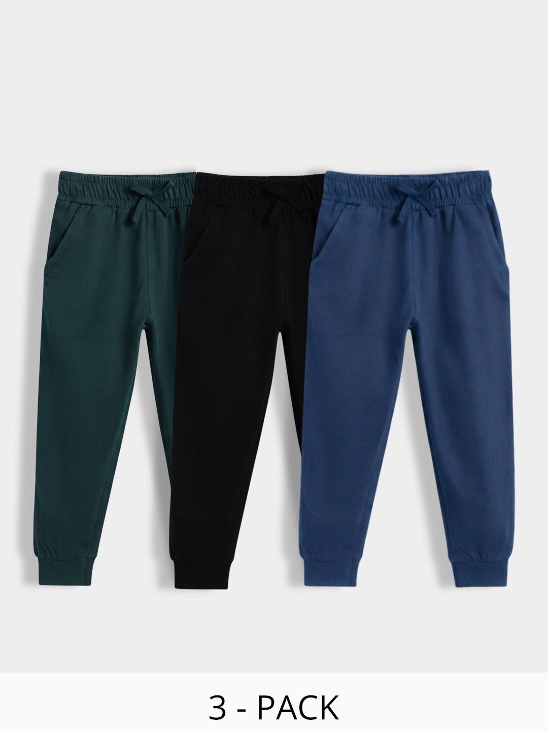Orange Sugar Pack of 3 Regular Fit Training Joggers-picture-46
