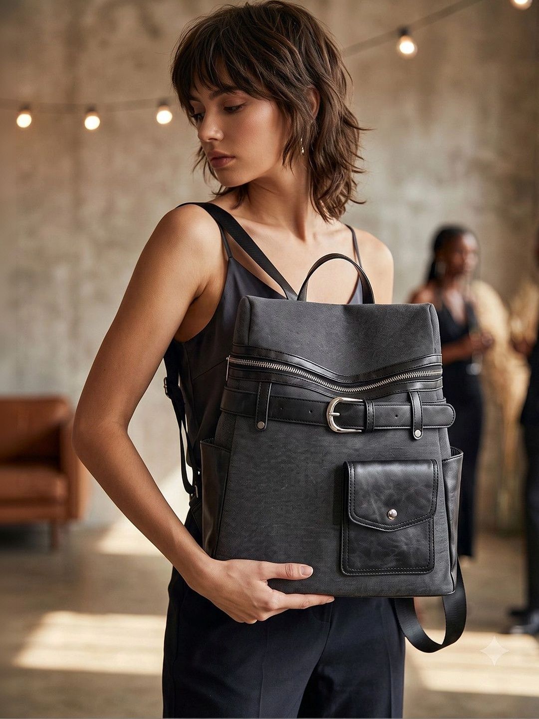 CORSICA Women Contrast Detail Backpack-picture-38