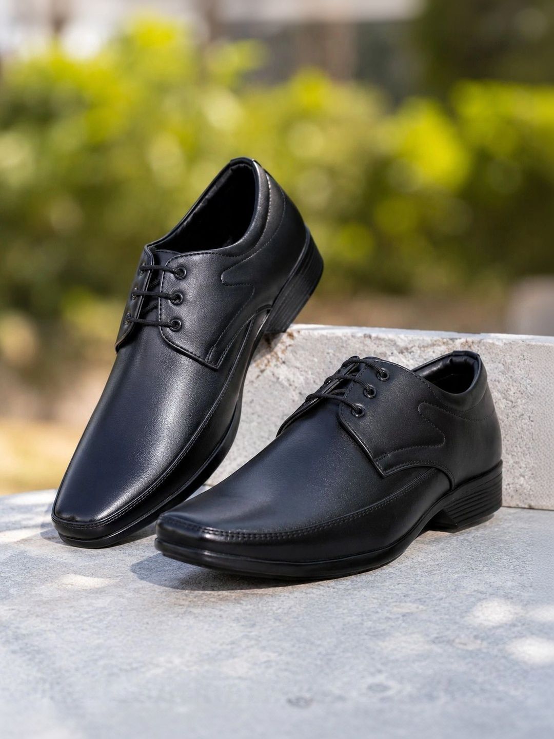 NARKI Men Square-Toe Formal Derbys-image-10