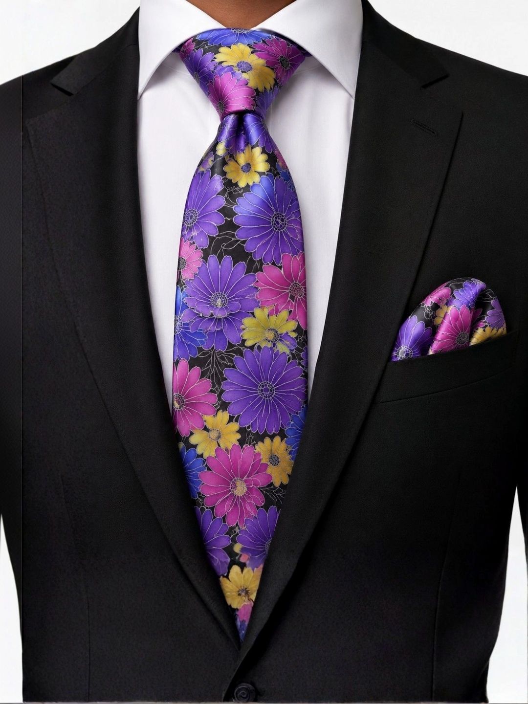 Tie Benon Men Printed Broad Tie-picture-4