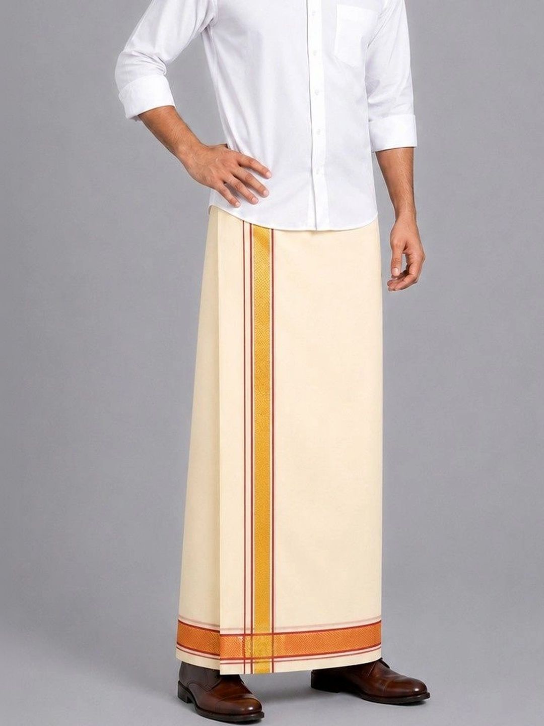 Sharan Elegance Men Cotton Dhoti Dhotis-picture-52