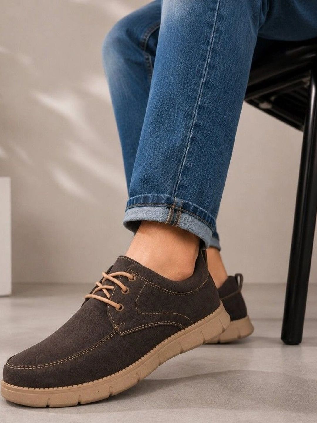 Roadster Men Suede Sneakers-image-9