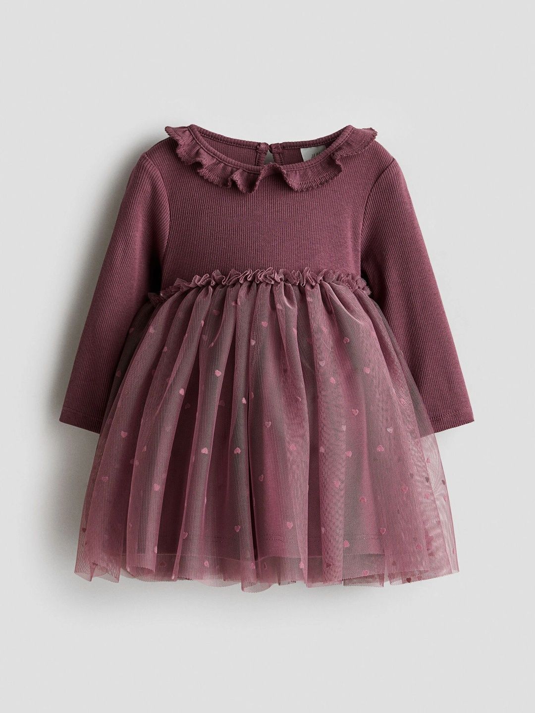 H&M Print Peter Pan Collar Ruffled A-Line Dress-picture-40