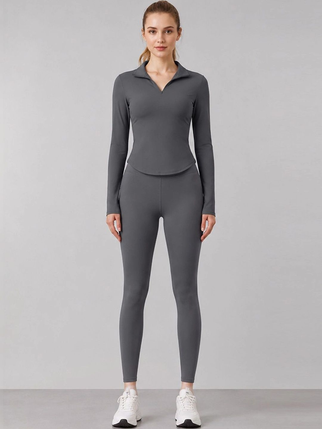 StyleCast Flex Solid T-shirt with Leggings-picture-15