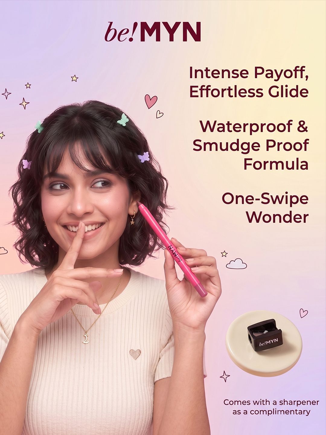 Be!Myn SmoulderEyes Longstay Intense Kohl Kajal - Blackout-image-39