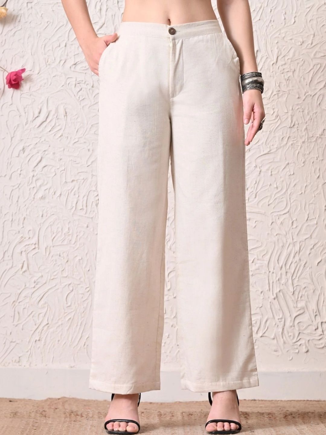 SANGAKURTI Women High-Rise Trousers-picture-20