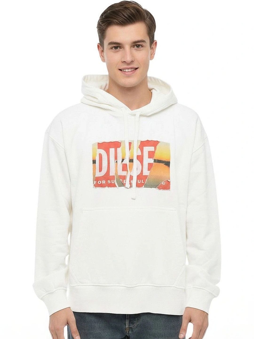 DIESEL Men Printed Hooded Sweatshirt-picture-30