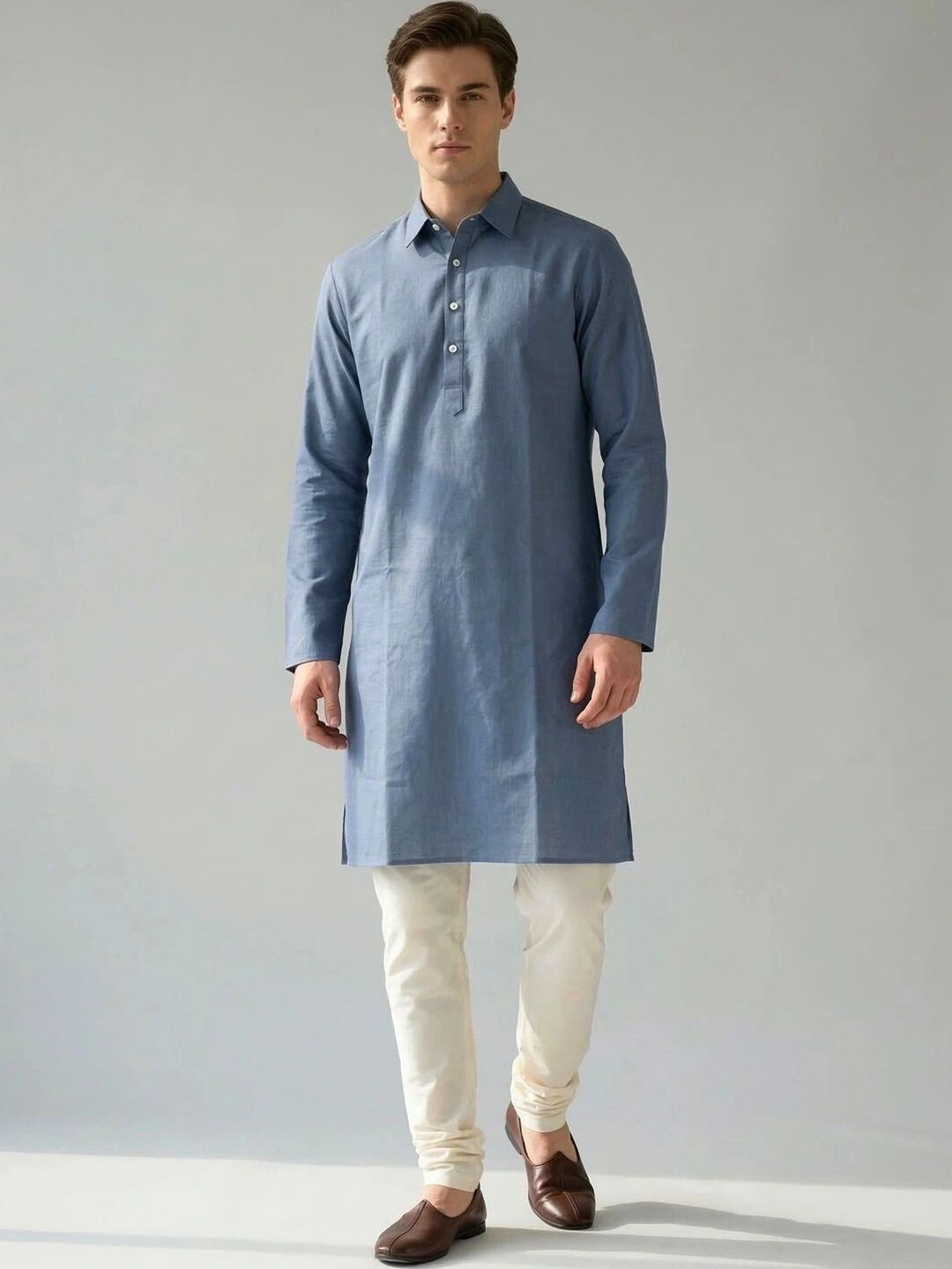 Saffron Threads Men Kurta-picture-25