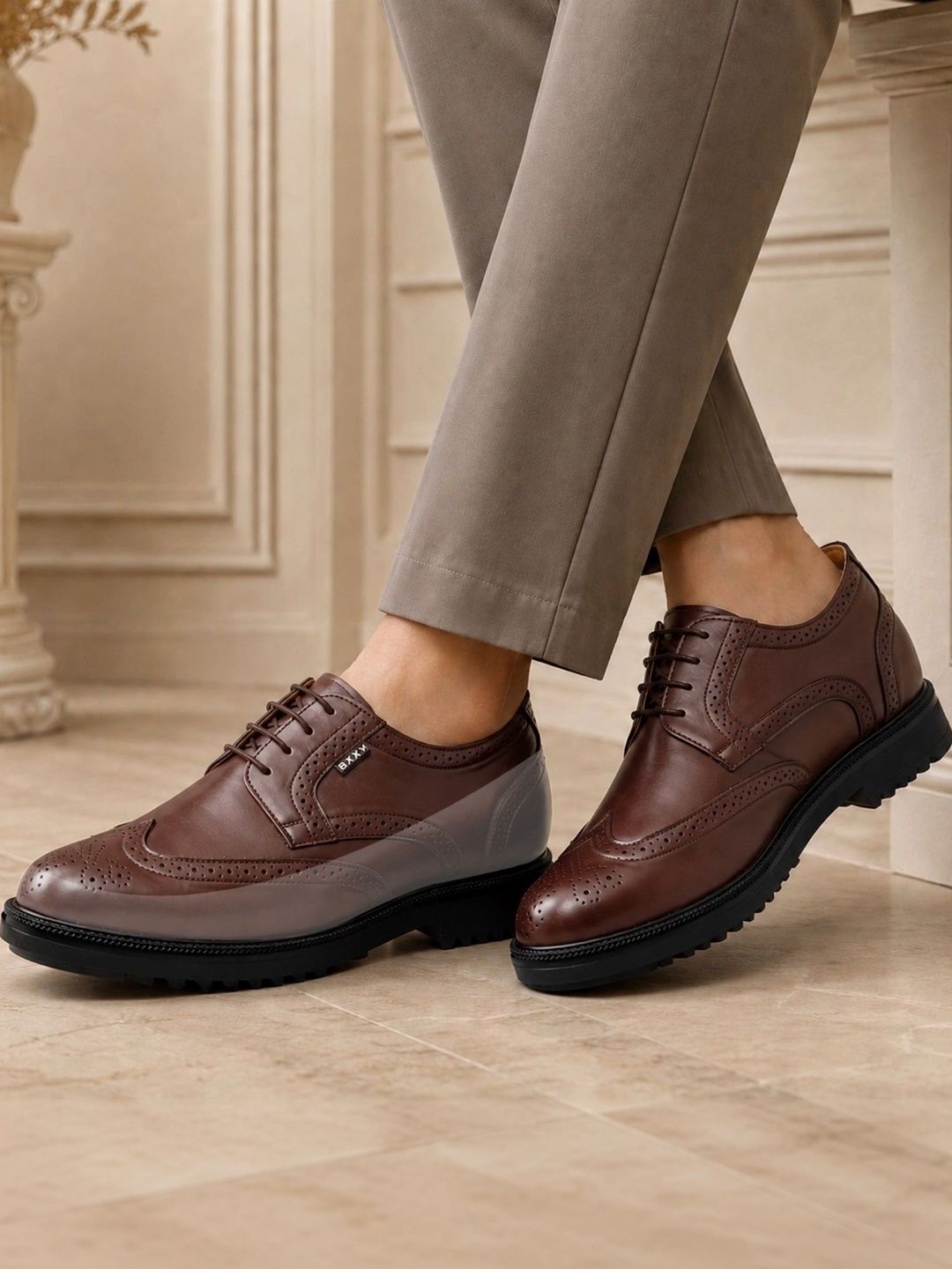 yuvrato baxi Men Synthetic Leather Formal Shoes-picture-37