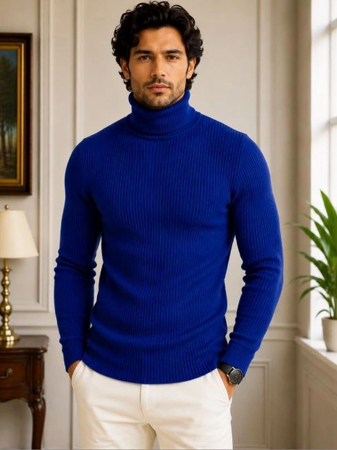 fashlook Men Ribbed Woollen Pullover-image-26