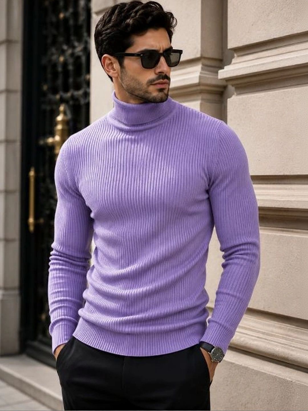 fashlook Men Ribbed Woollen Pullover-picture-15