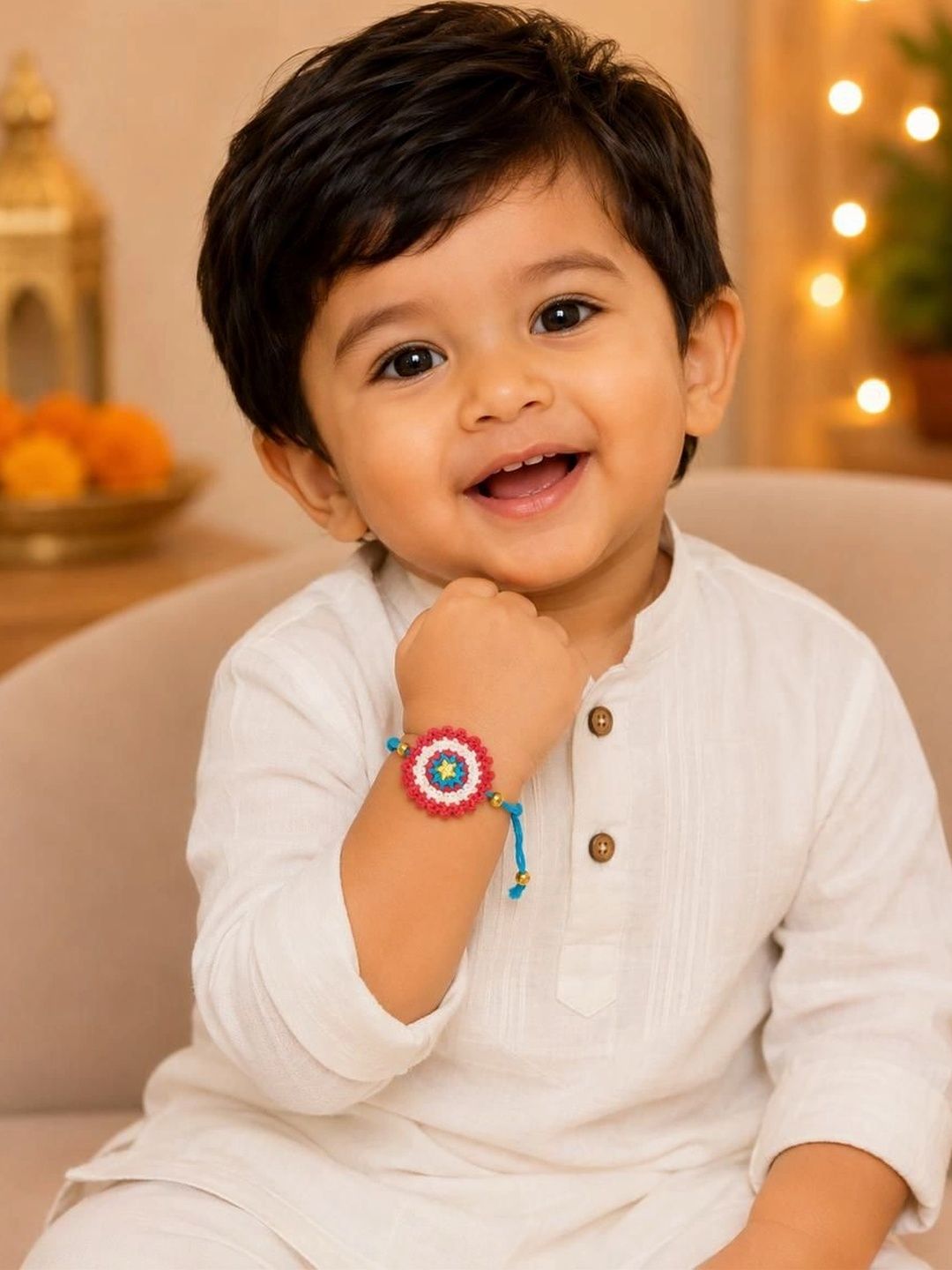 EL REGALO baby Handcrafted Wraparound Rakhi-picture-19