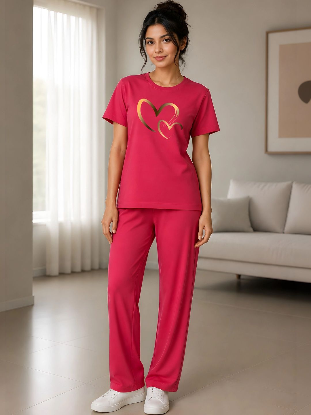 ELVIA Women Printed Night suit-picture-18