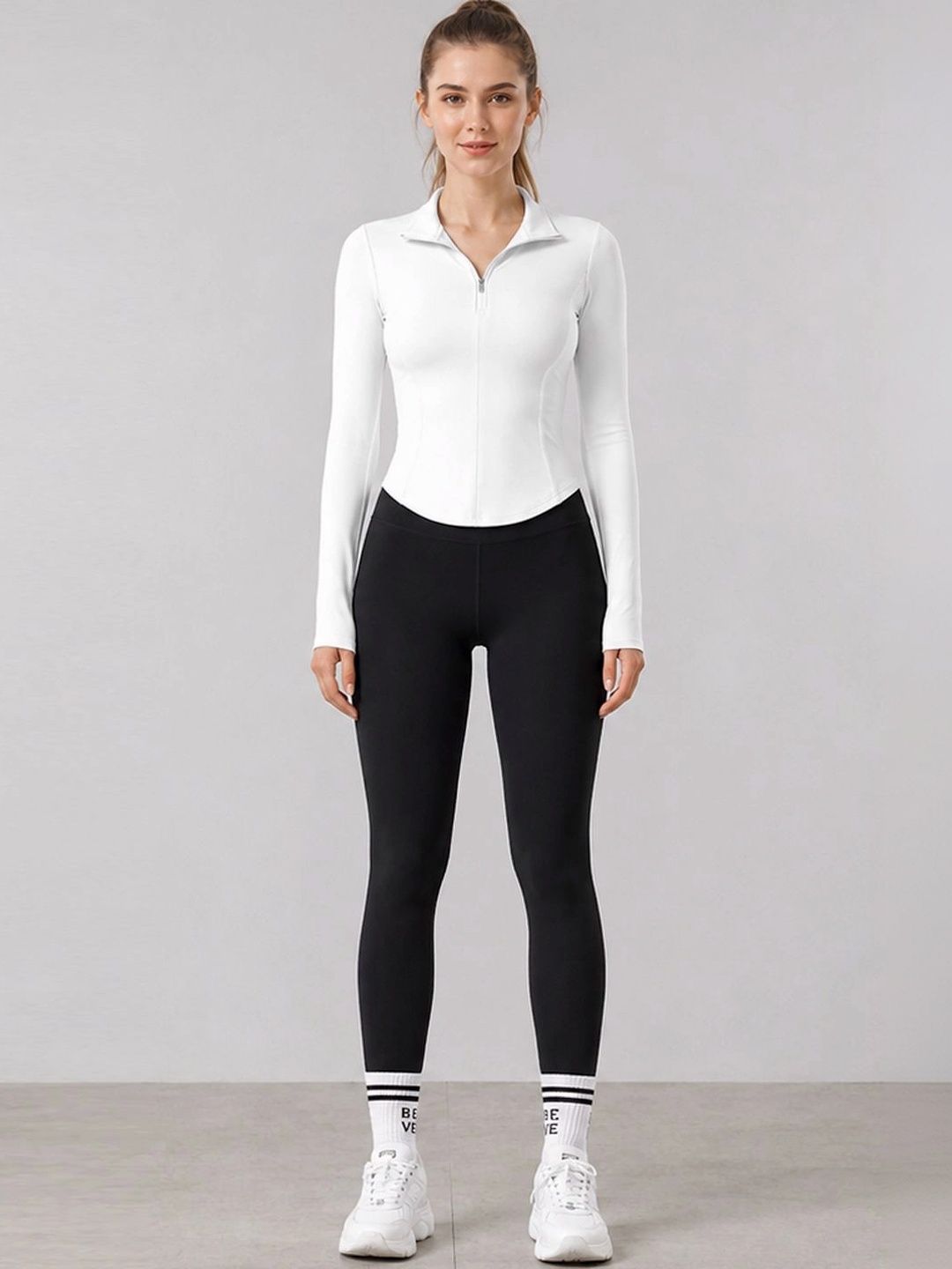 StyleCast Flex Solid T-shirt with Leggings-picture-24