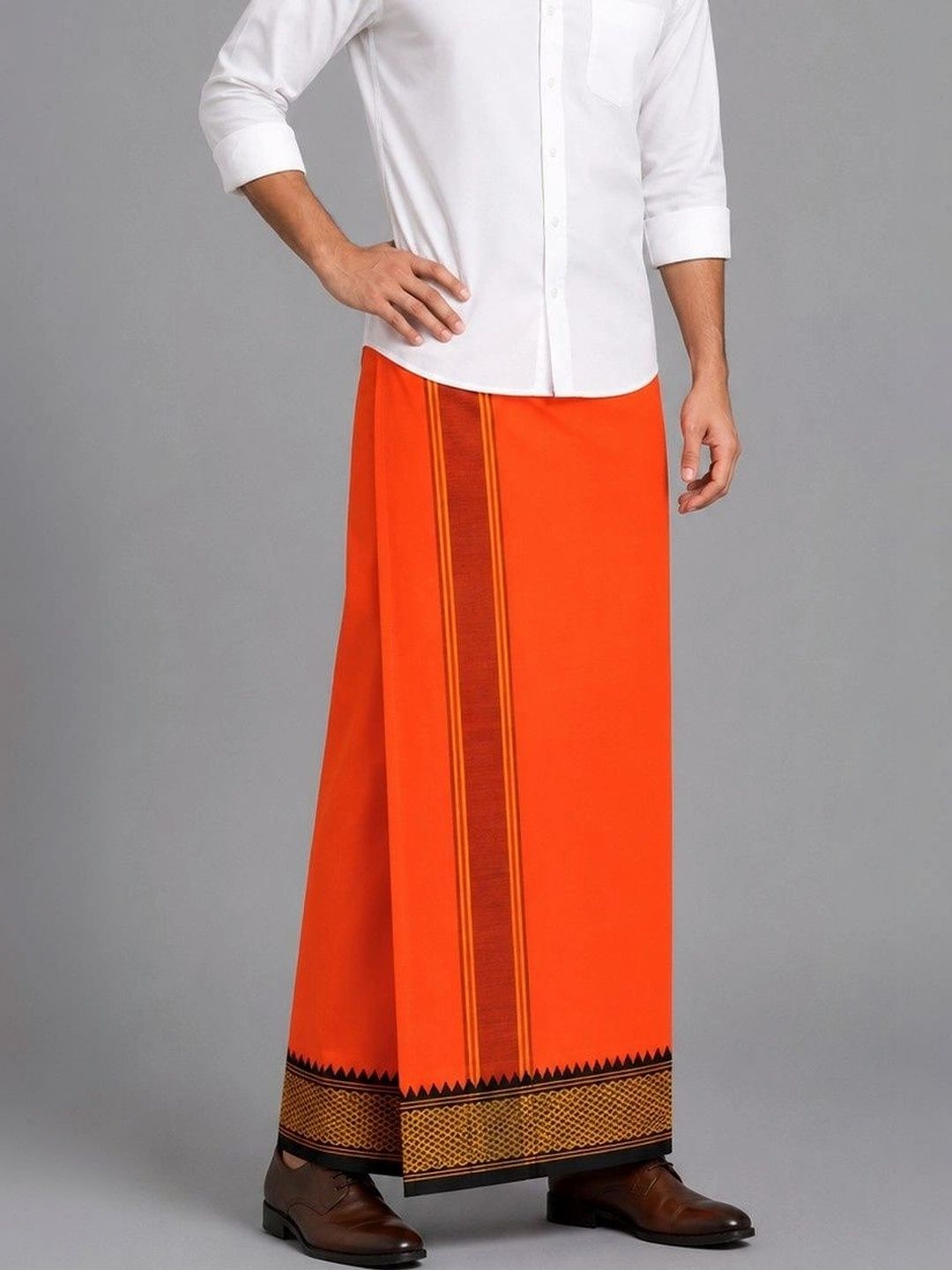Sharan Elegance Men Cotton Dhoti Dhotis-picture-30