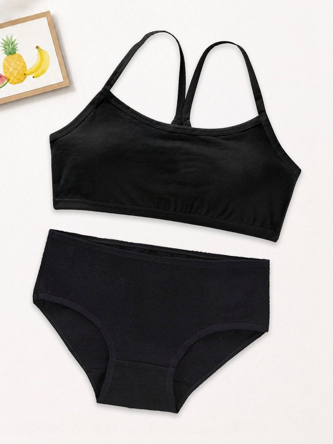 FOREVER FRIDAY Girls Non-Wired Mid-Rise Lingerie Set-picture-16