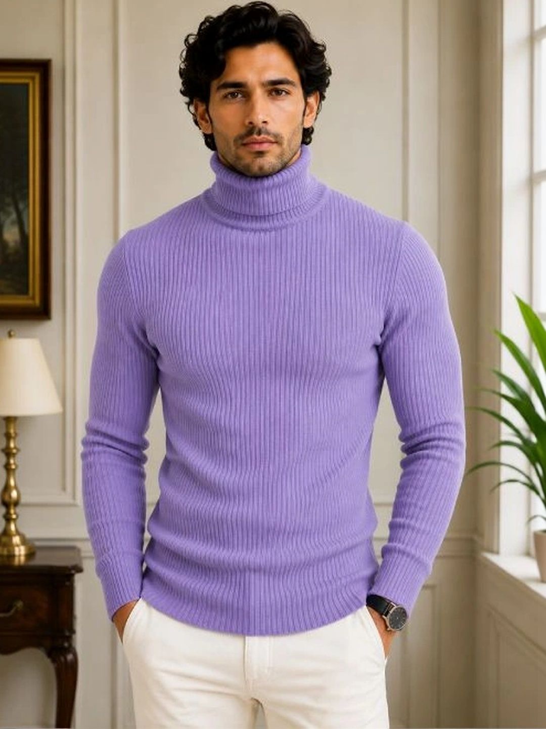 fashlook Men Ribbed Woollen Pullover-picture-16