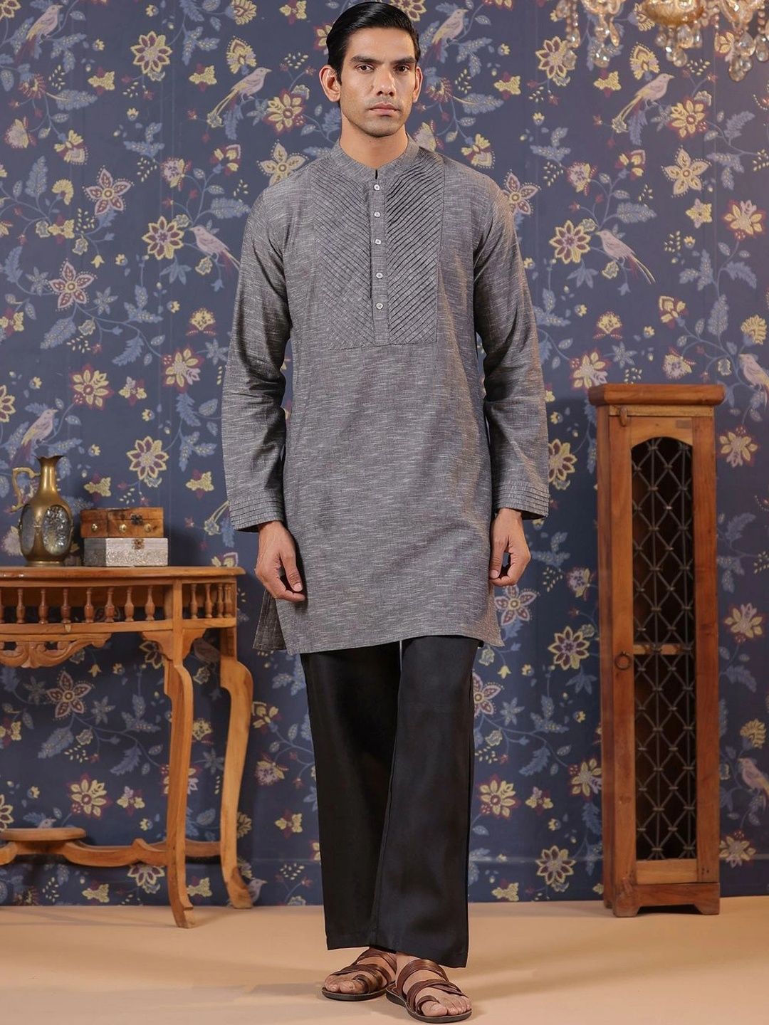 House of Pataudi Men Kurta-picture-28
