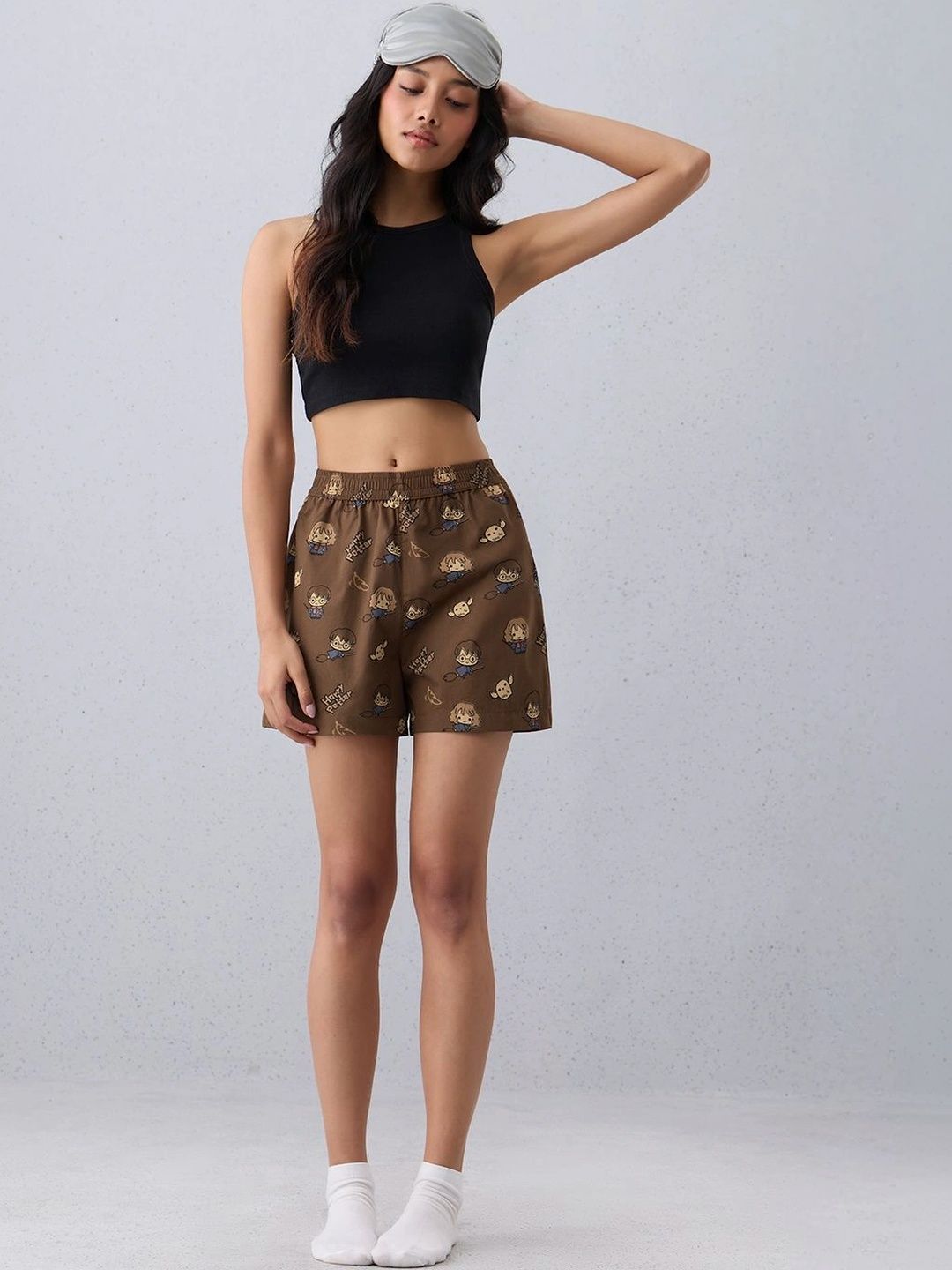 The Souled Store Women Printed Harry Potter Shorts-picture-11