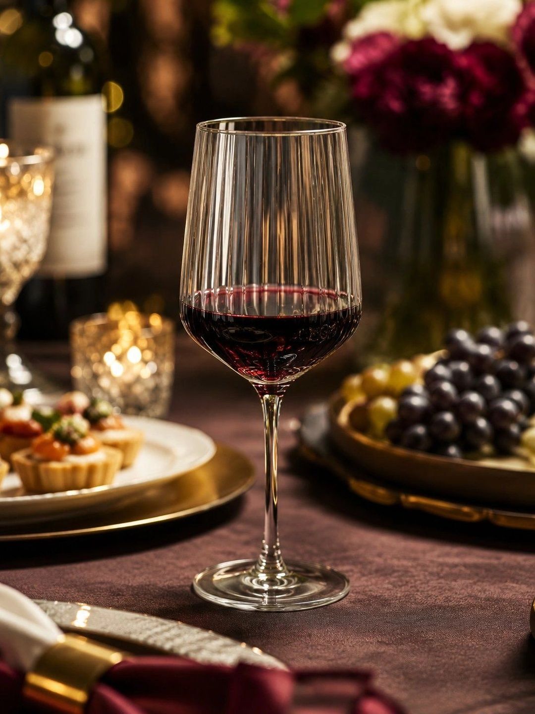 RUHANI HOMES Transparent 6 Dishwasher and Microwave Safe Glass Wine Glass Bar Glass-image-49