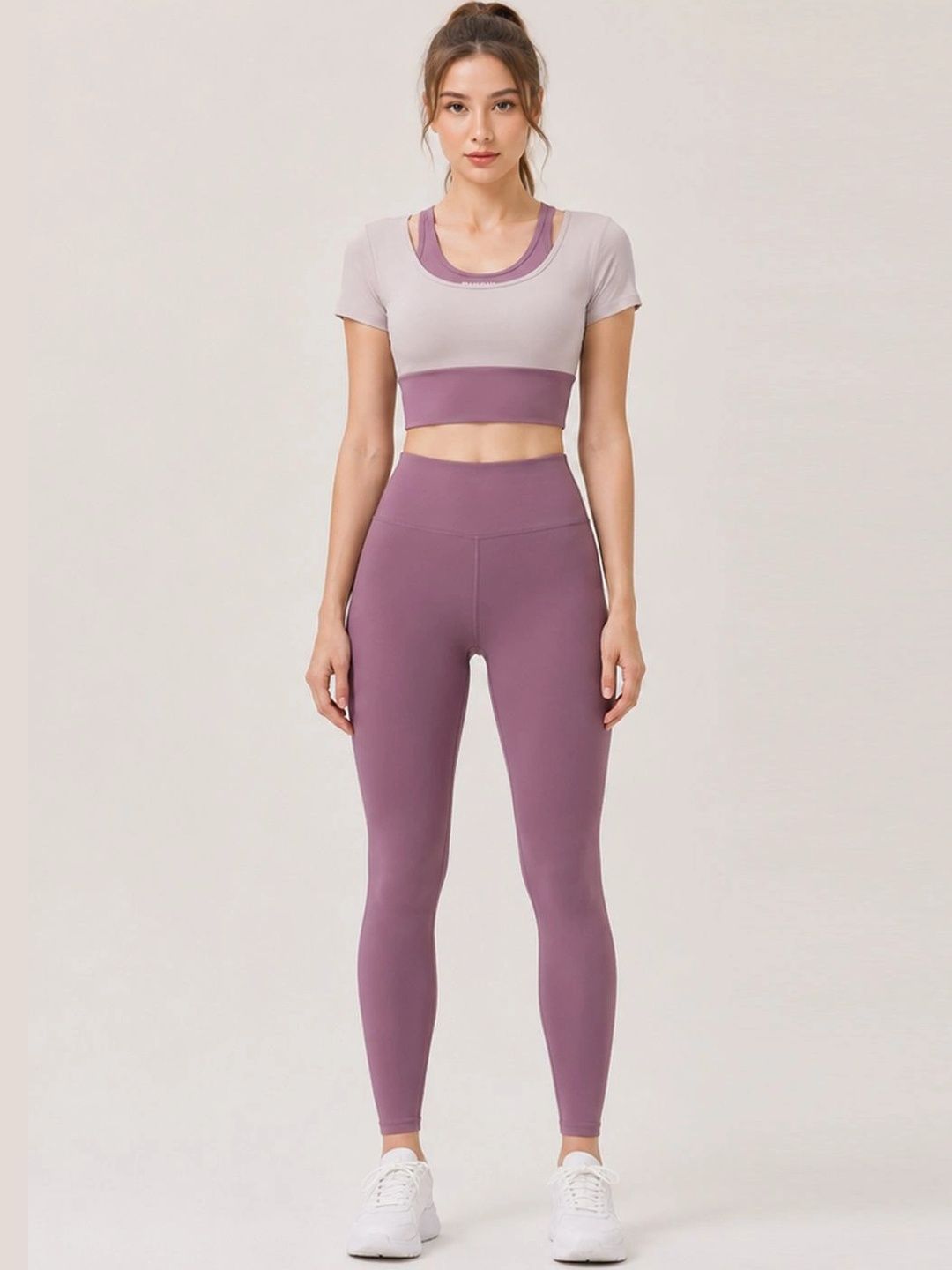 StyleCast Flex Scoop Neck Top With Tights Co-Ords-picture-29