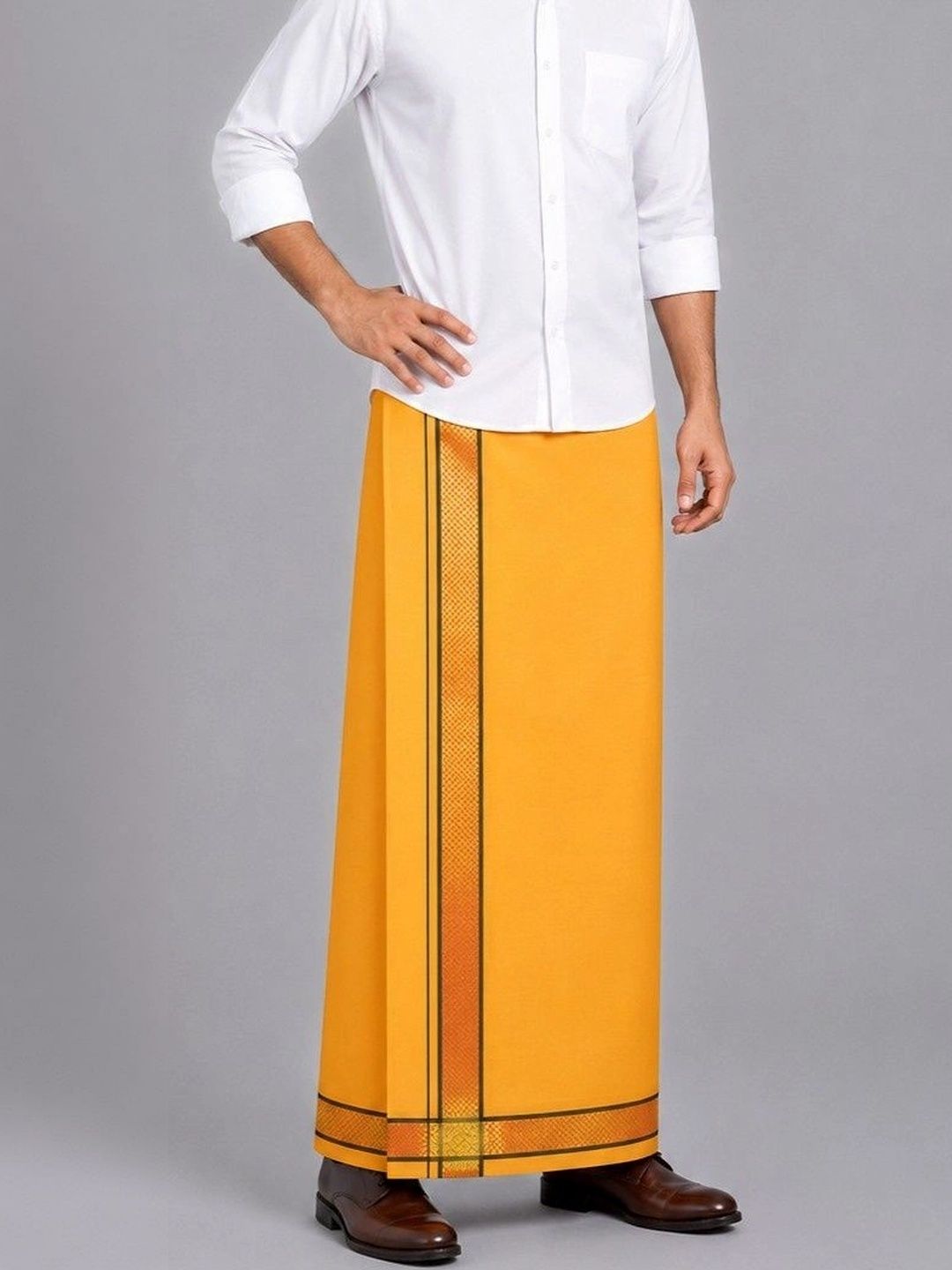 Sharan Elegance Men Cotton Dhoti Dhotis-picture-11