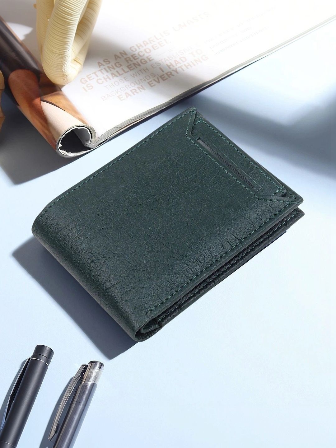 BIF Men Textured PU Two Fold Wallet-picture-20
