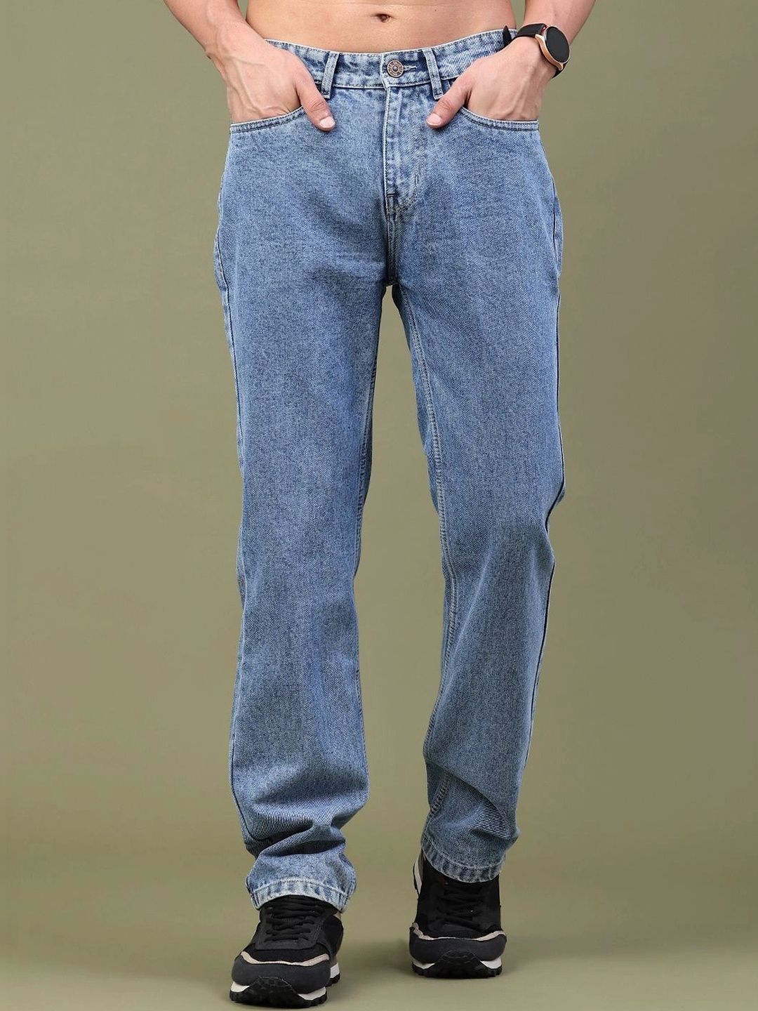 LIMEROAD Men Regular Fit Mid-Rise Jeans-picture-16