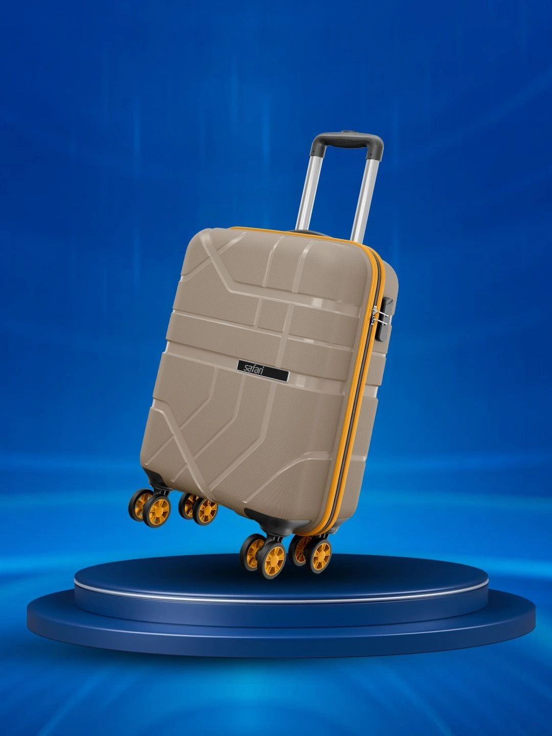 Safari Broadway Textured 360-Degree Rotation Trolley Suitcase-picture-32