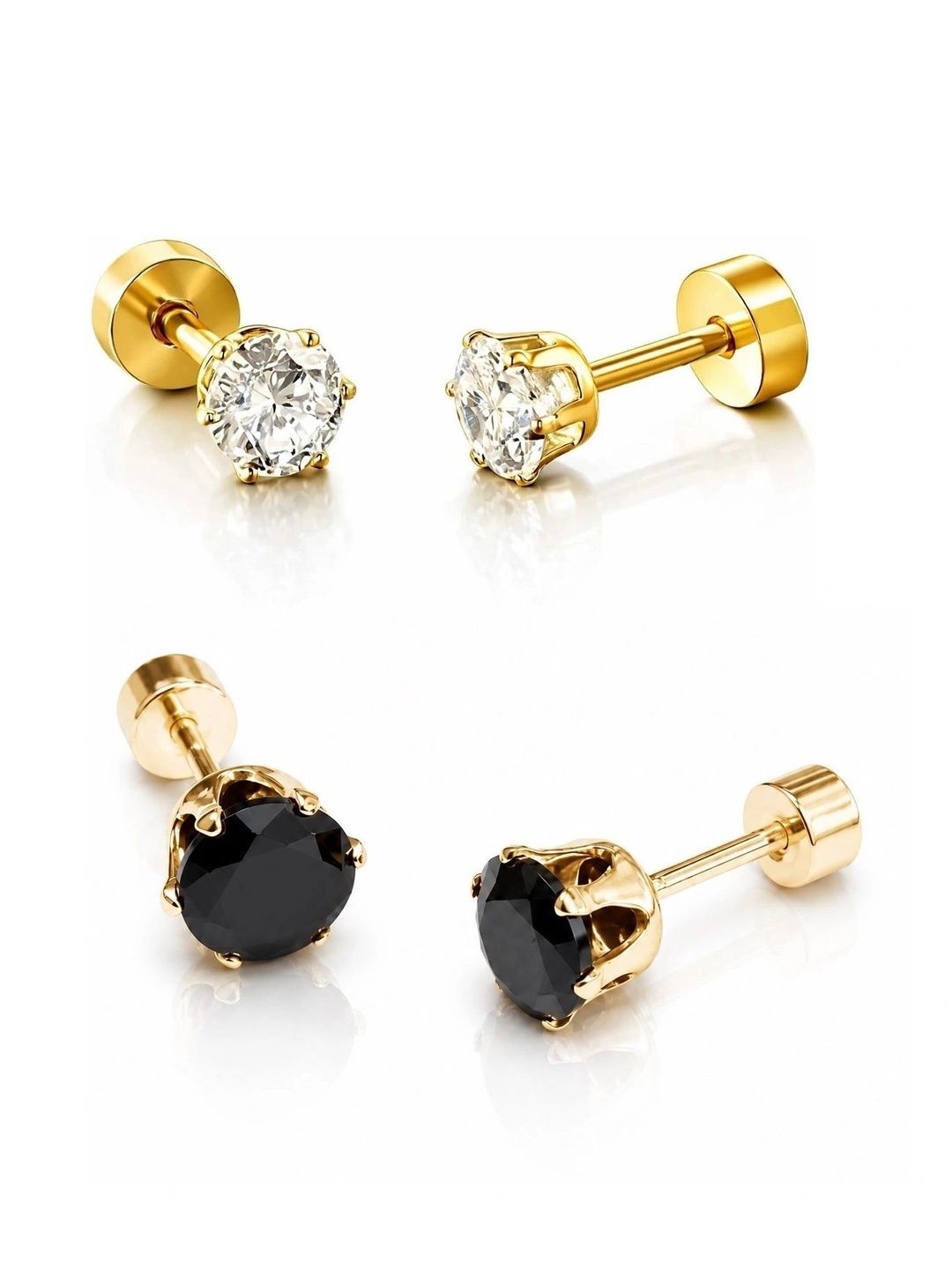 Stylewell Circular Studs Earrings-picture-19
